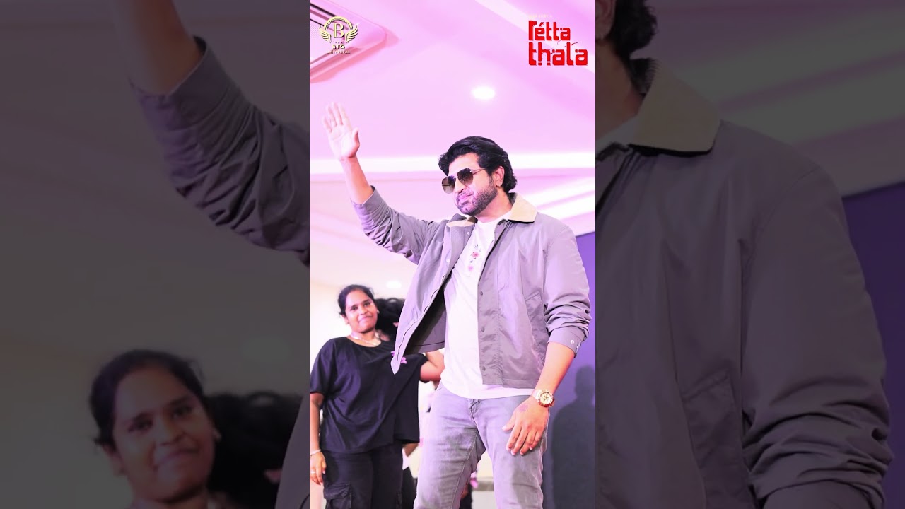 Retta Thala Teaser Launch - Arun Vijay | Kris Thirukumaran | Sam CS | BTG Universal