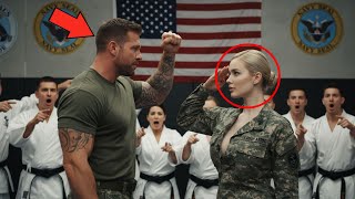 Black Belts Challenged a Single Dad Veteran to Fight - A Female SEAL Commander Saluted His Tattoo