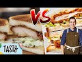 I TESTED Bon Appétit's Chicken Katsu VS Tasty's Chicken Katsu Sandwich - Testing VIRAL Recipes!