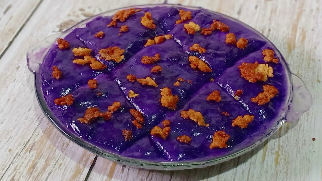 Kalamay Ube l Kalamay Recipe Glutinous Rice Flour l Meryenda YouTube
