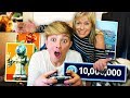 Mom gives Kid 10,000 V-Bucks every 10 Minutes... [MUST WATCH]