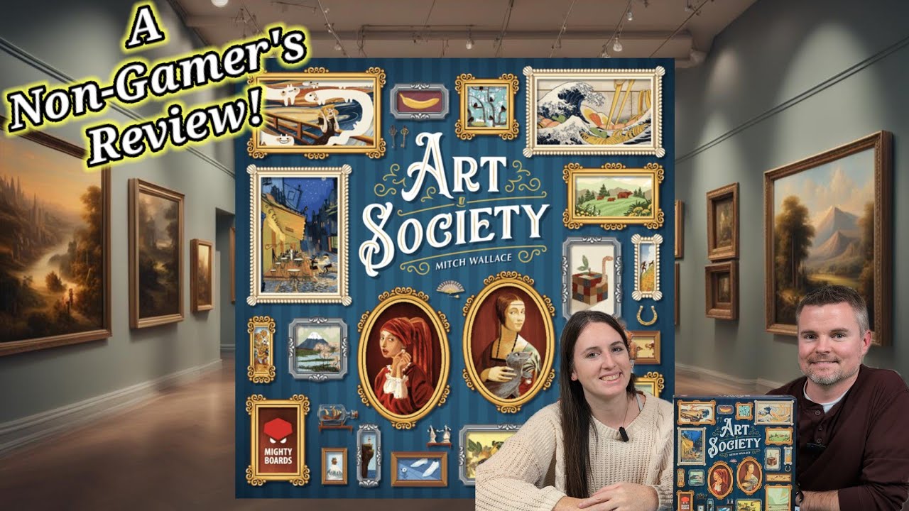 Art Society - A Non-Gamer's Review Of This Tile Laying Auction Game!