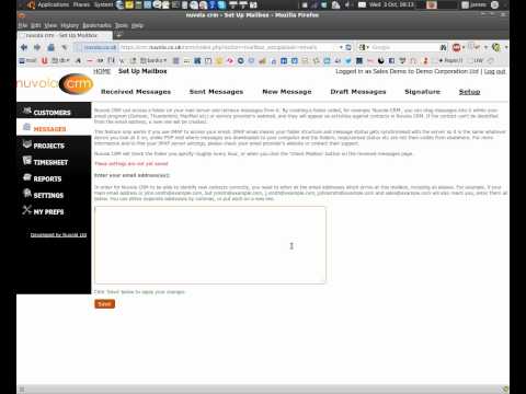 Nuvola CRM Email and Messaging Overview