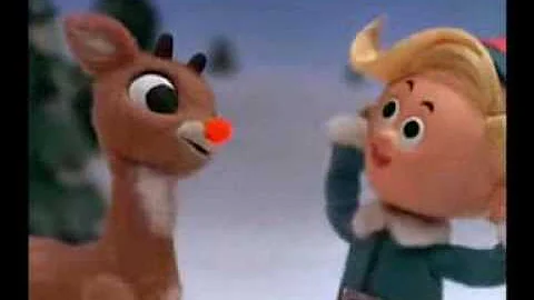 Rudolph the Red-Nosed Reindeer - Burl Ives (Music Video)