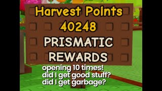 I Got Prismatic Rewards 10 Times In Roblox Grow A Garden Summer Event!