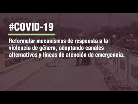 Perspectiva de género en la respuesta a la pandemia del COVID-19.