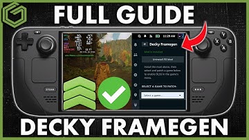 DOUBLE FPS on Steam Deck with New Decky Loader DLSS Frame Gen Plugin!!