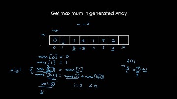 Get Maximum in Generated Array