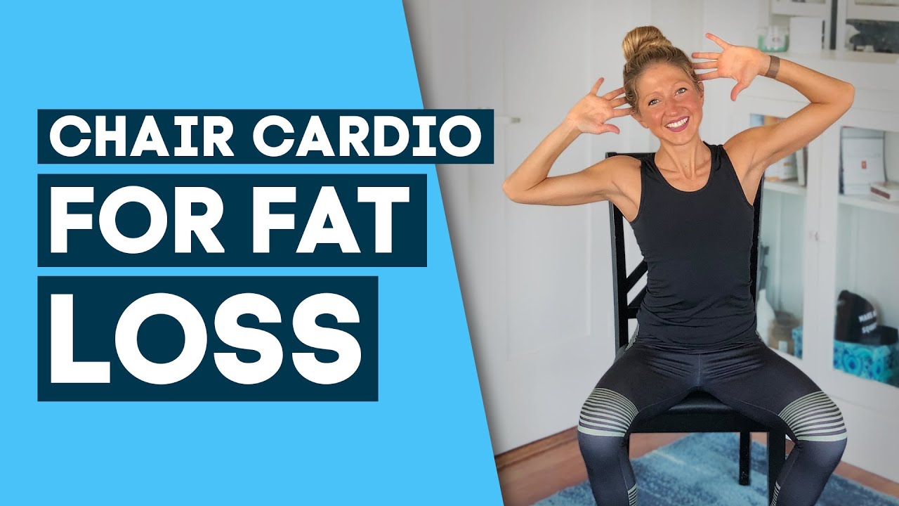 Chair Cardio for Fat Loss Seated No Impact Fitness Class