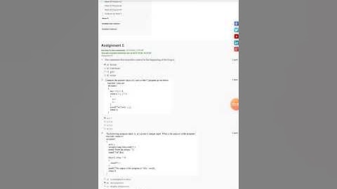 Nptel problem solving through program in c assignment 5