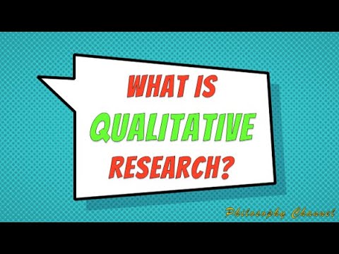 QUALITATIVE RESEARCH -- CHARACTERISTICS, ADVANTAGES & DISADVANTAGES