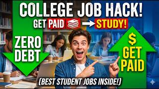 College Job Hack How to Get Paid to Study (Best Student Jobs) 18-24