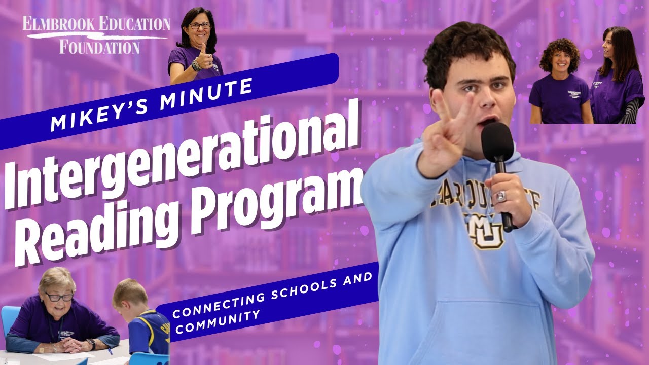 Mikey's Minute: Intergenerational Reading Program - YouTube