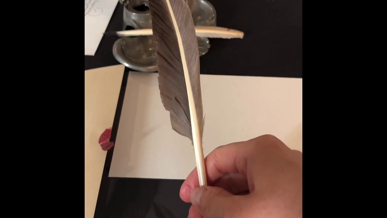 憧れ 羽ペンでカリグラフィー とにかく書道 Calligraphy に夢中です In パリ