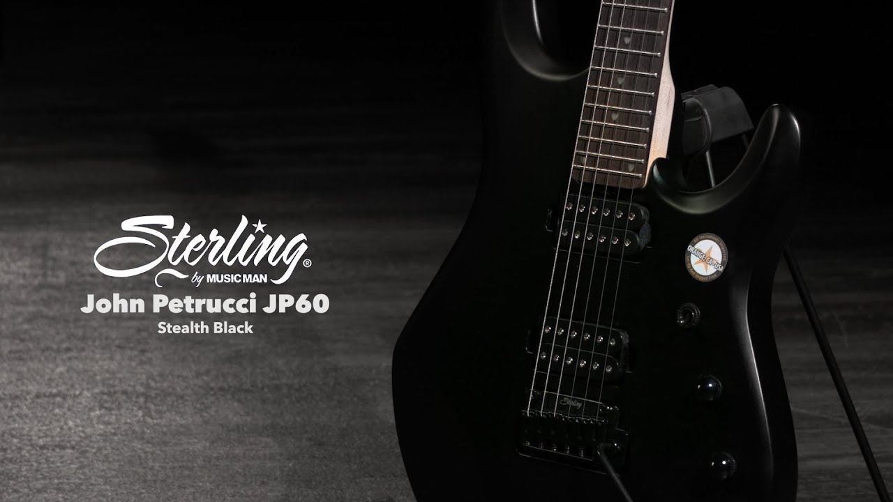 Sterling John Petrucci JP60, Black Gear4music demo - YouTube