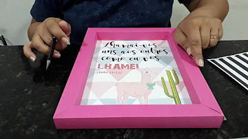 O que precisa para fazer quadro?