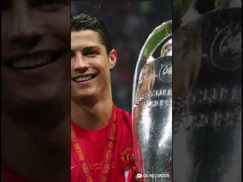 كريستيانو مع كأس دوري ابطال اوروبا