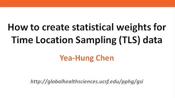 BSS Data Analysis - Statistical weights for TLS data