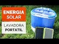 MINI LAVADORA PORTATIL con ENERGIA SOLAR! para departamentos o casas rodantes ☀️💧