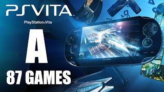 The PSVita Project - Compilation A - All PlayStation Vita Games