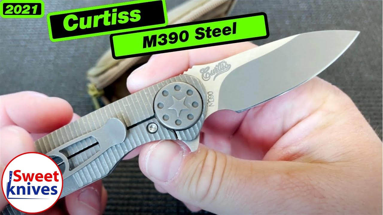 Curtiss Custom Knives Titanium Warhawk 275 - M390 Steel