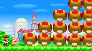 Can Mario Collect 999 Mega Mushrooms in New Super Mario Bros. DS ?