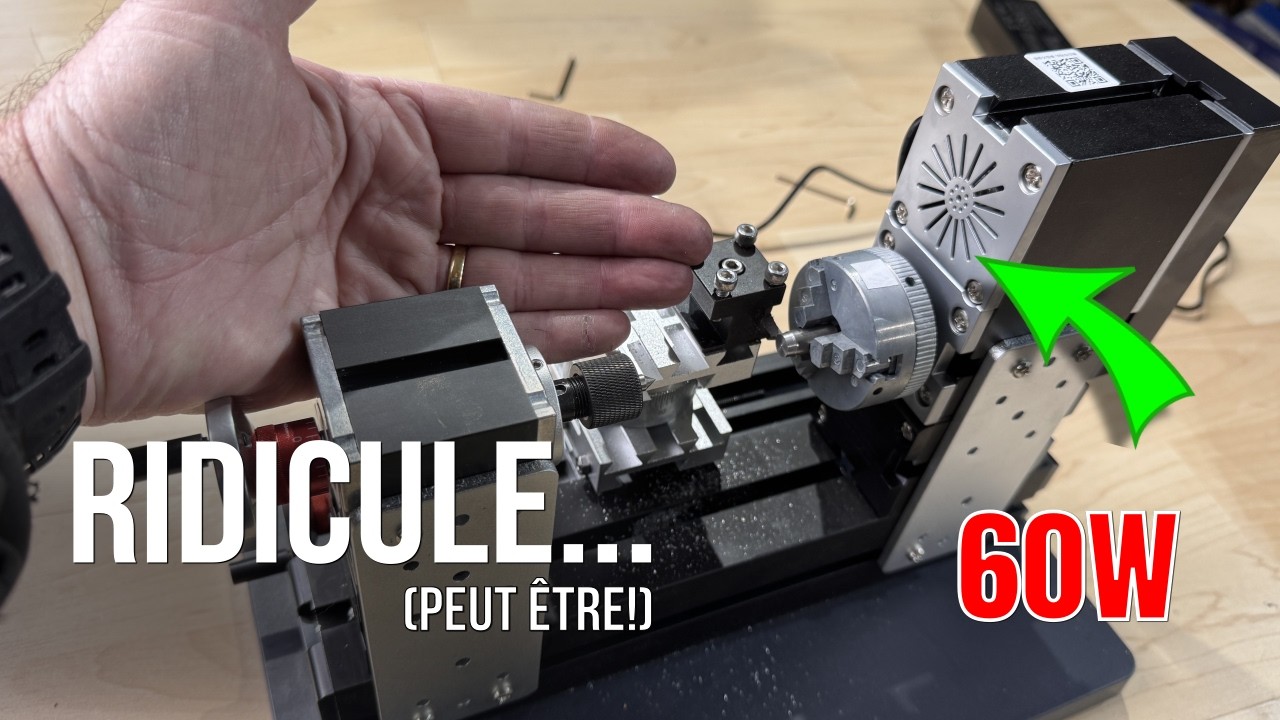 MINI TOUR à MÉTAUX de 60W...  TEST & DÉMONSTRATION