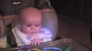 Jack's first helping of rice cereal (part 2)