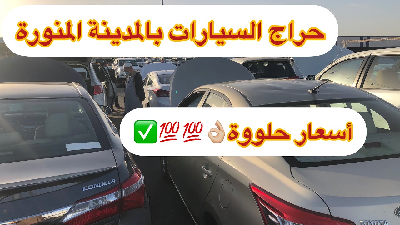 حراج السيارات بالمدينة المنورة يوم الجمعة  