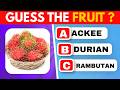 Guess The Fruit by Picture 🍉 35 Fun Quiz Questi