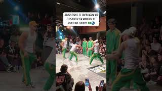 Brasileiros se enfrentam no FLASHBACK em mundial de dança na Europa #eurodance #flashback #shorts