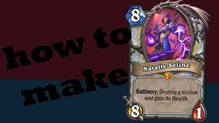 how to make Natalie Seline in dulst