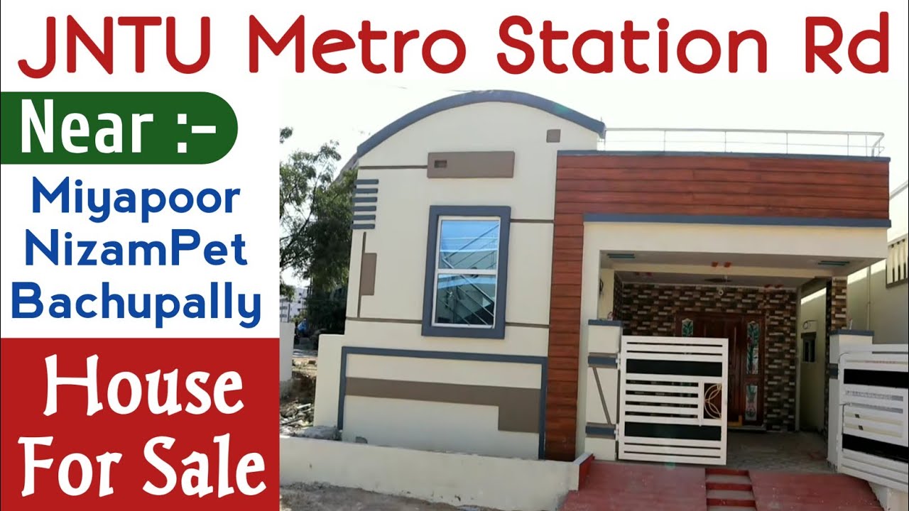 Jntu Metro Station Kukatpally And Miyapoor Rd 2Bhk Independent