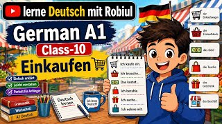 German A1 Class- 10 || Einkaufen || Deutsch mit Robiul