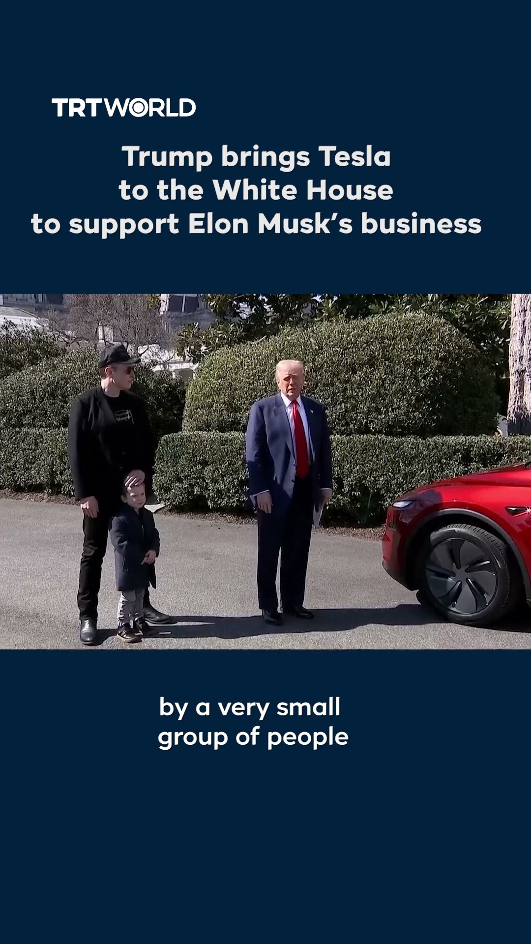 Trump pays $80,000 for a Tesla to show support for Musk