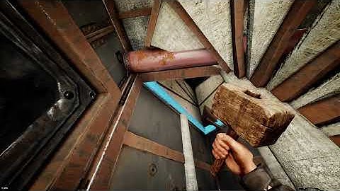 Rust-Cave Base V2 (Roof & Stairs Bunker Design/Unlootable Loot Rooms)