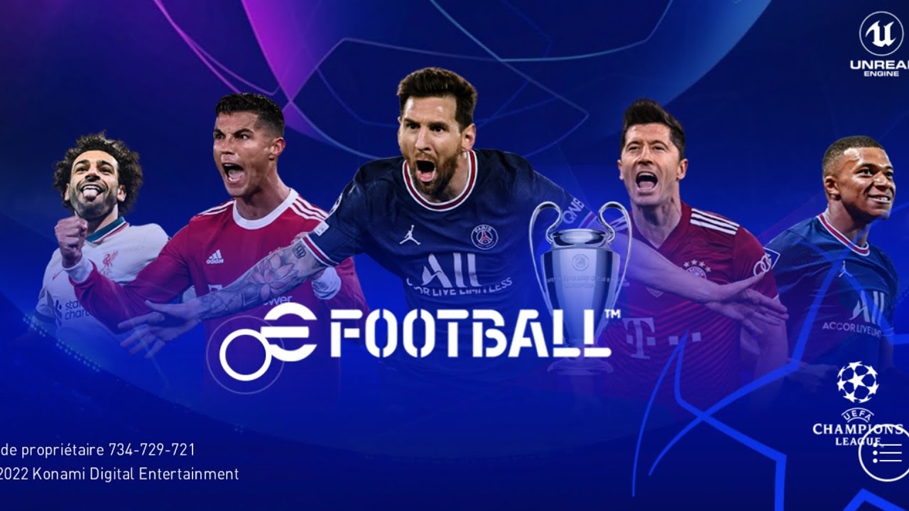 Download eFootball PES 2021 Apk + Obb 5.3.0 (UCL Patch) or Android