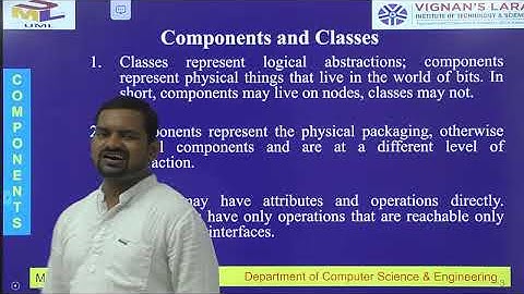 OOAD-UNIT-VI Lect-1 Components By || K Parisuddha Babu ||