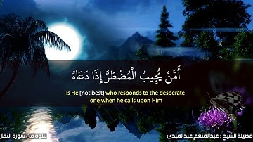 أمن يجيب المضطر إذا دعاه | تلاوة إيمانية بديعة - القارئ عبد المنعم عبد المبدئ