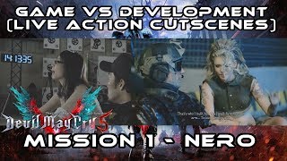 (DMC5) Devil May Cry 5 I Game Vs Developer (Live Action Cutscene Comparison) Mission 1 - Nero