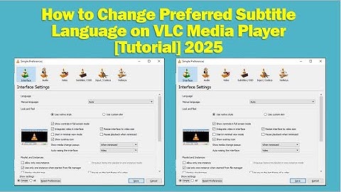 How to Change Preferred Subtitle Language on VLC Media Player [Tutorial ]2025