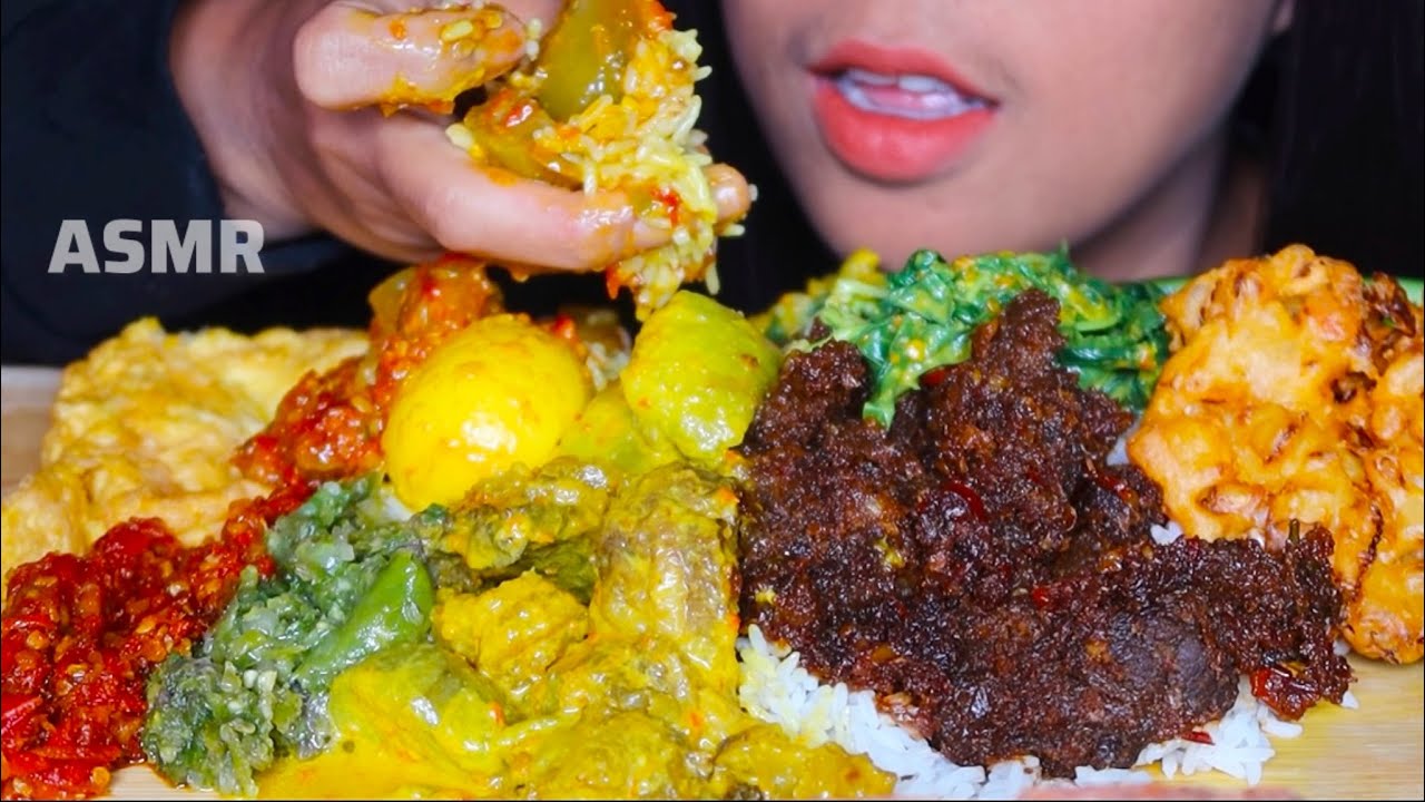 ASMR NASI PADANG ||MUKBANG ASMR #ASMR #asmrsounds #asmrvideo #nasipadang 