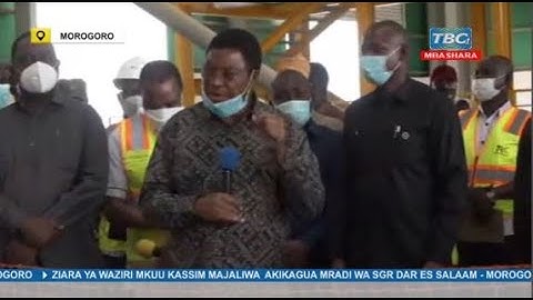 #TBCLIVE: ZIARA YA WAZIRI MKUU KUKAGUA MRADI WA SGR