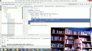 JAVA Lessons  4 - worked on JetBrains  IntelliJ IDEA and on Eclipse IDE - 4