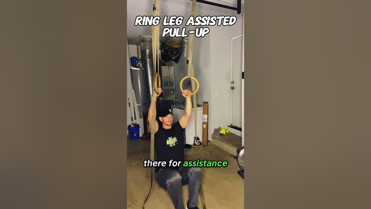 Leg assisted pull ups 