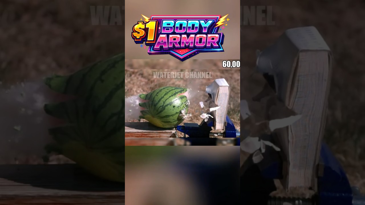 Бронежилет за 10 долларов против настоящих пуль 😳