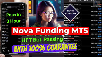 Nova Funding MT5  200k Challenge Pass with HFT Bot || Forex Challenge Passer