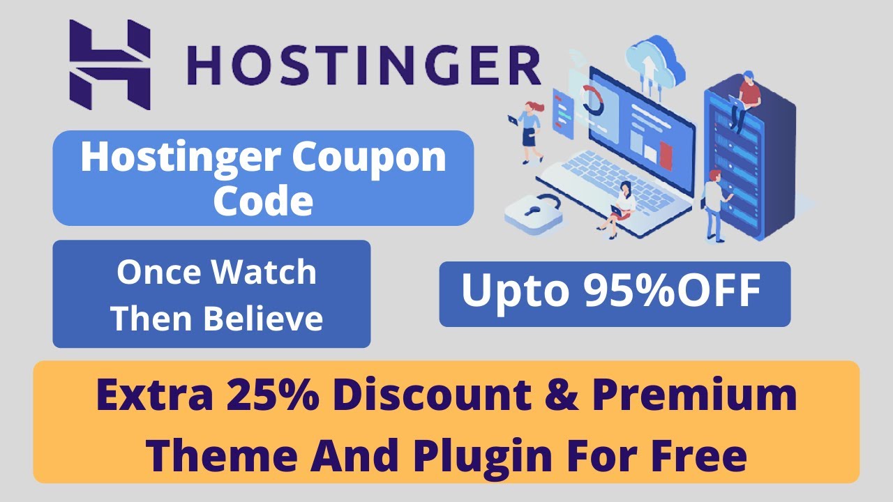Hostinger hosting 25%Discount coupon code 2021 | Best web hosting coupon code