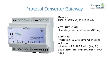 EnSmart Controls - Protocol Converter Gateway