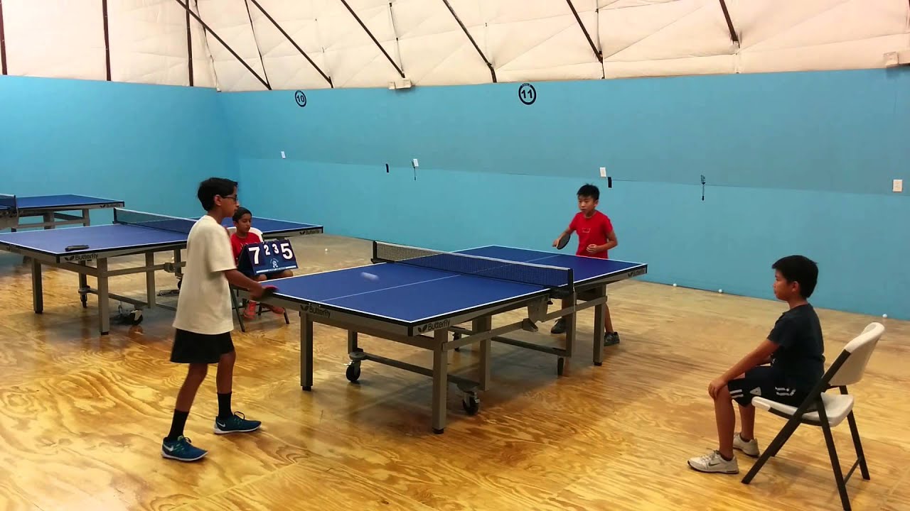 2014 Austin Table Tennis Summer Camp Championship Final Match 2 YouTube